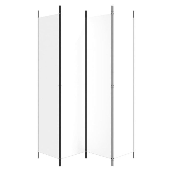 VidaXL Cloison de Séparation 4 Panneaux Séparateur de Pièce Pliable Diviseur Écran d'Intimité Paravent Décoration Salon 350198