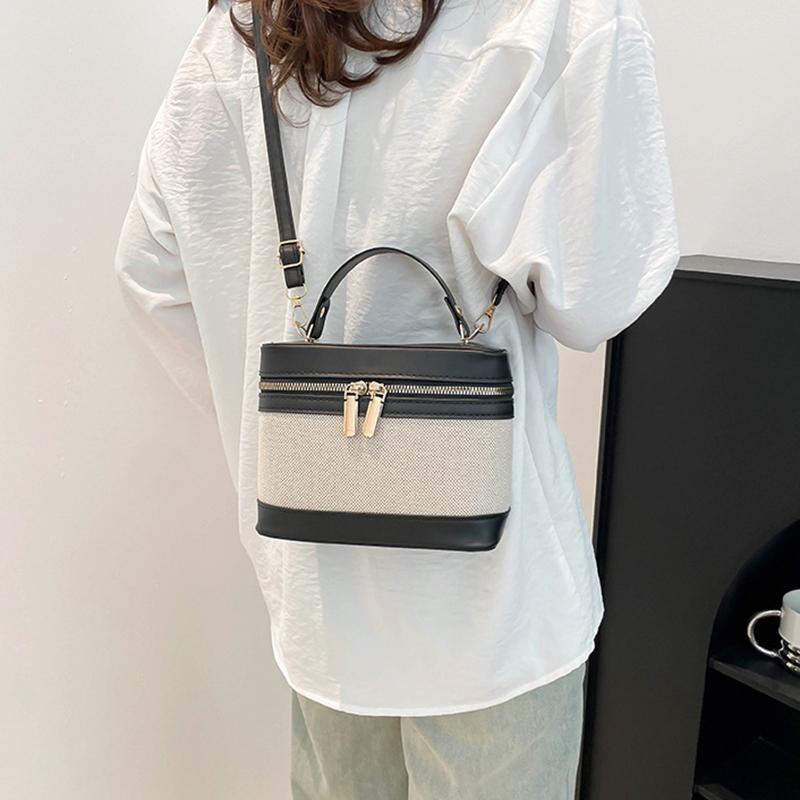 Yogodlns Fashion Round Bucket Bags For Women's Daily Used, Leopard Pattern Crossbody Shoulder Bag For Commuting, Casual Ladies Handbags