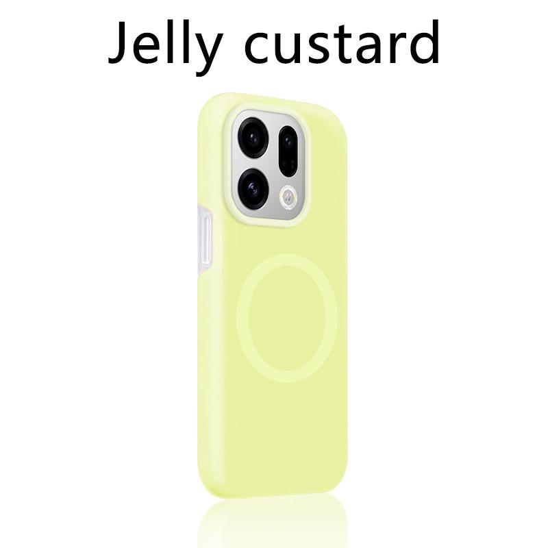 Magnetic Liquid Is Suitable for Oppofindx9 Mobile Phone Case, Jelly Case, Anti-drop FindX9Pro Skin-friendly Feel X8.