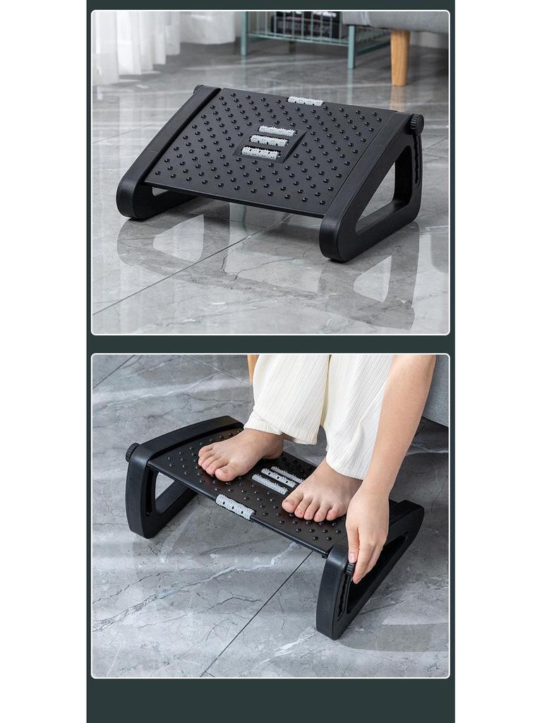 Ergonomic Under-Desk Footrest for Children – Anti-Crossing Foot Pad & Pedal