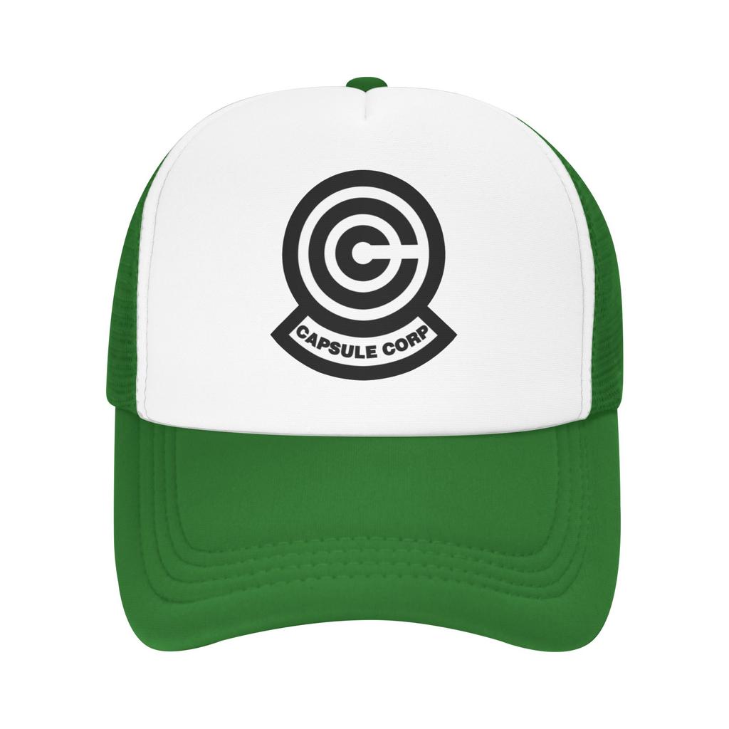 Unisex Women Capsule Corp Trucker Caps HipHop Baseball Caps Snapback Caps Dragon Ball Dad Hat Sun Hat Adjustable Sun Hats Summer
