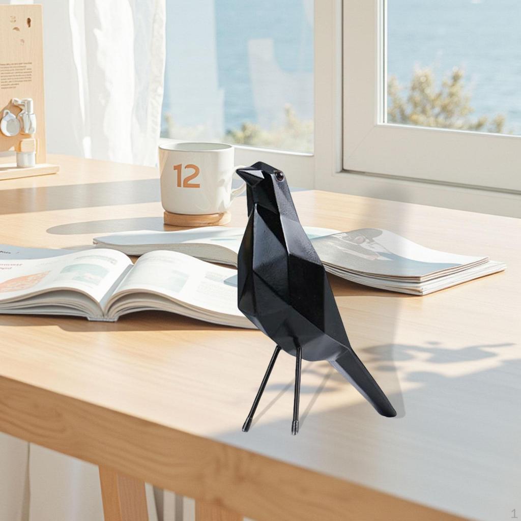 Birds Statue Modern Bird Figurine Decorative for Kitchen Shelf Living Room
