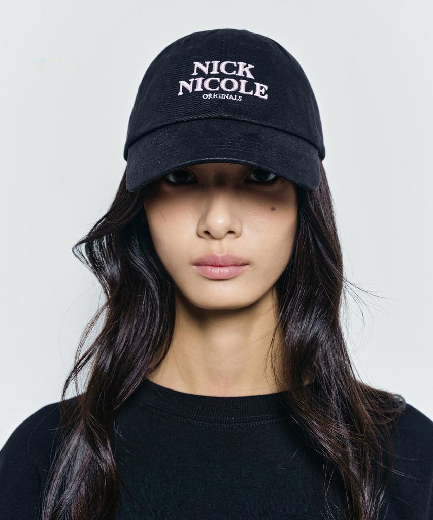 Nigaennikol Mini Originals Nicole Ball Cap_Black Pink