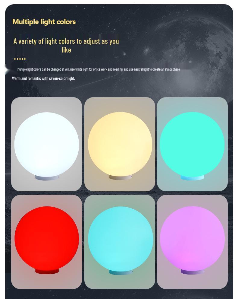 Waterproof Outdoor Solar Moon Lights for Courtyard, Gate, Garden, and Fence Pillars