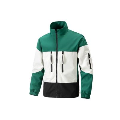 Jaqueta Esportiva Casual Versátil para Exterior Design Solto e Bonito Senso de Design Jaqueta com Gola Alta de Cor Contrastante