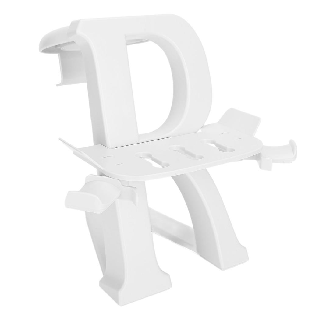 VR Headset Stand VR Universal Display Holder and Controller Mount Station for Oculus Quest 2White