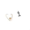 Heart Knight Sculpture Desktop Ornament Collectible Minimalist Decorative Figurine Statue for Shelf