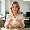 Squeaky Cow Squeeze Toy with Realistic Sound Soft TPR Fidget for Stress Relief & Pranks Cute Farm Animal-Shaped Decompression Gadget for Kids Adults