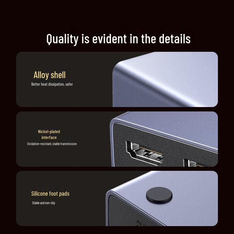 Ugreen 8K 60Hz HDMI 2.1 1-in-2 Splitter