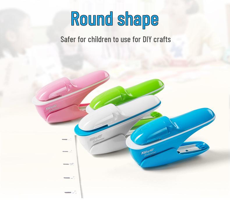 Kede You 5299 Staple-Free Labor-Saving Stapler for Office & Kids, Staples Up to 8 Pages