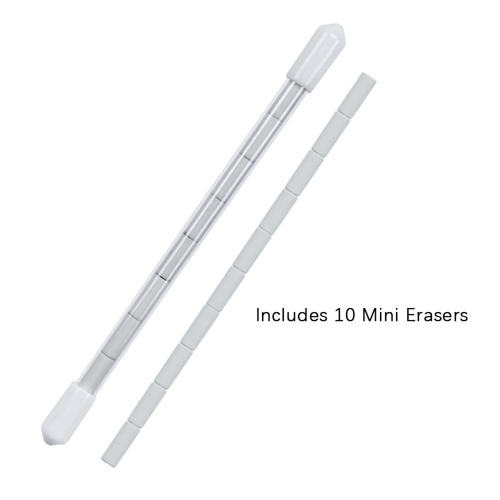 30/60Pcs Mini Eraser Mechanical Pencil Portable Replacement Tail Erasers Painting Erase Supplies School Students Stationery
