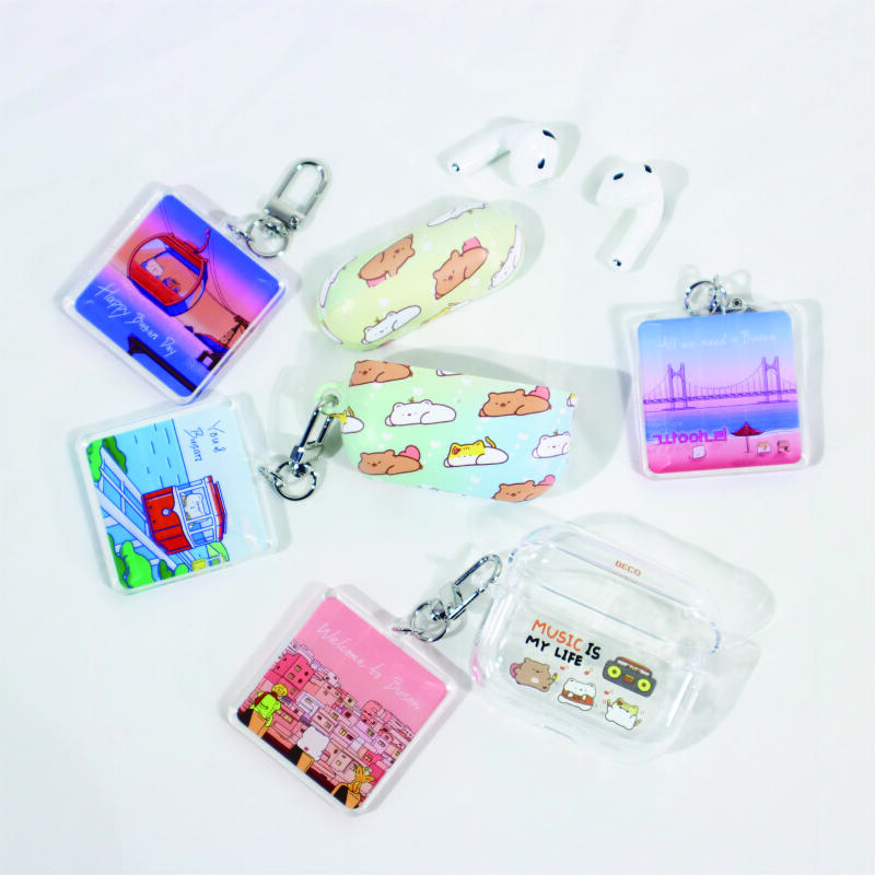 BECO Busan Goods Acrylic Keychain Travel Gift Souvenir Gwangan Bridge