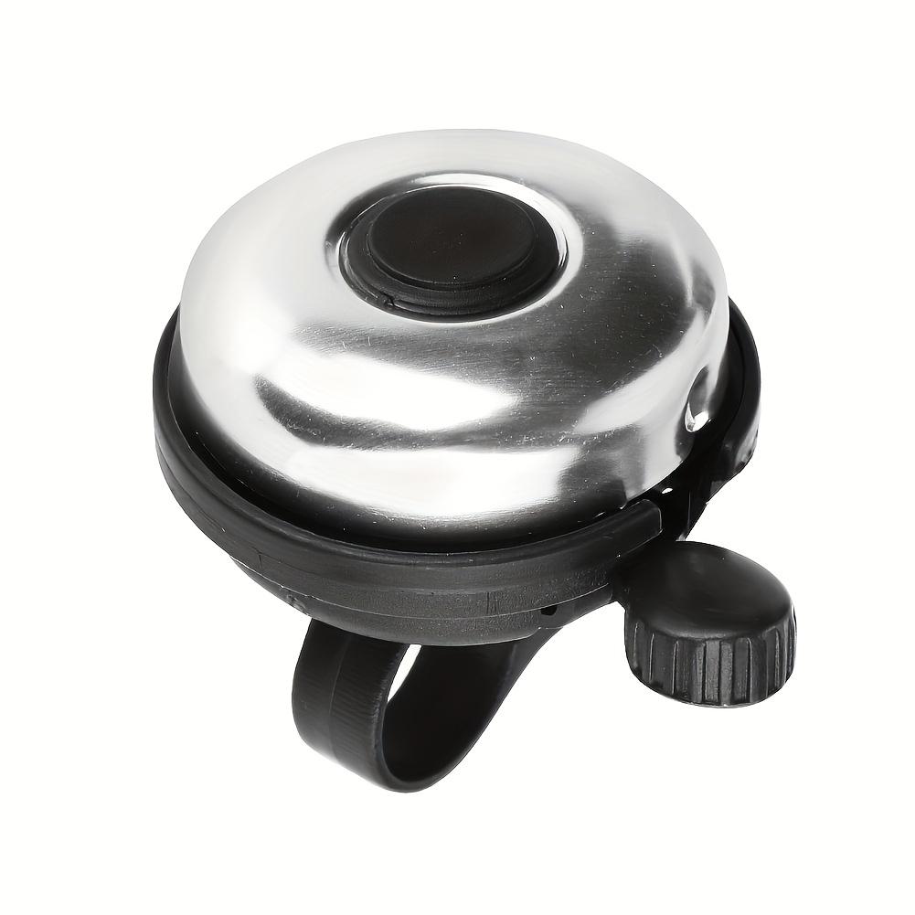 1pc Premium Aluminum Bike Bell - Classic Black High-Pitched Sound | Durable Easy Installation for All Bicycles