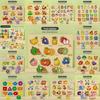 Wooden Children Puzzle Blocks With Number And Letter Matching