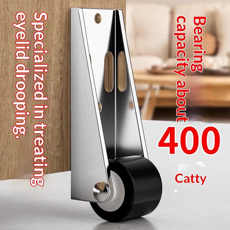 2 Stück Schiebetür-Rollen pulley Universelles Möbel-Lenkrad Mini Leise Leichtlaufende Schienenrollen für Tischschrank