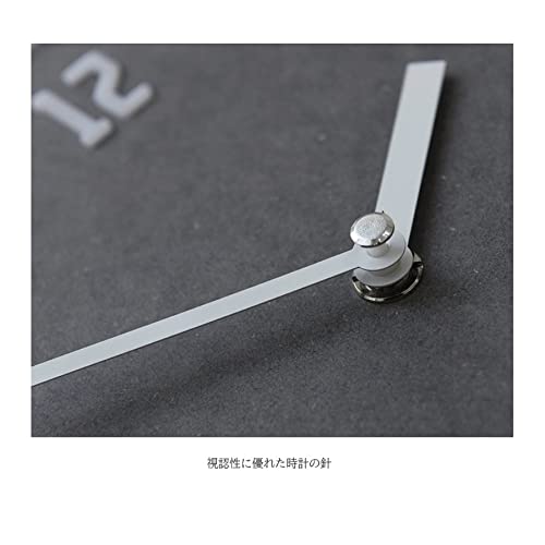 Chikei Kobo Gray Wood Double Sided Wall Clock Stylish Interior Present Housewarming Design Natural Wooden