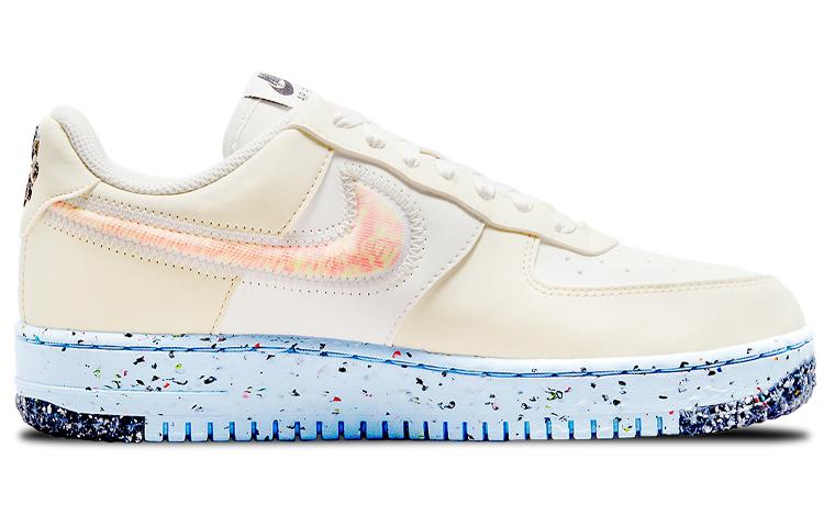 Nike Air Force 1 Low Crater Sail Total Orange Eisblau Damen DH0927-100