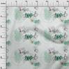 oneOone Cotton Flex Mint Green Fabric Stamps & Direction Compass Travel Diy Clothing Quilting Fabric Print Fabric By Yard 40 Inch
