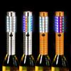 2 LED stroboskopické tyčinky, Ruční světlo ve tvaru šampaňské lahve (Zlato)