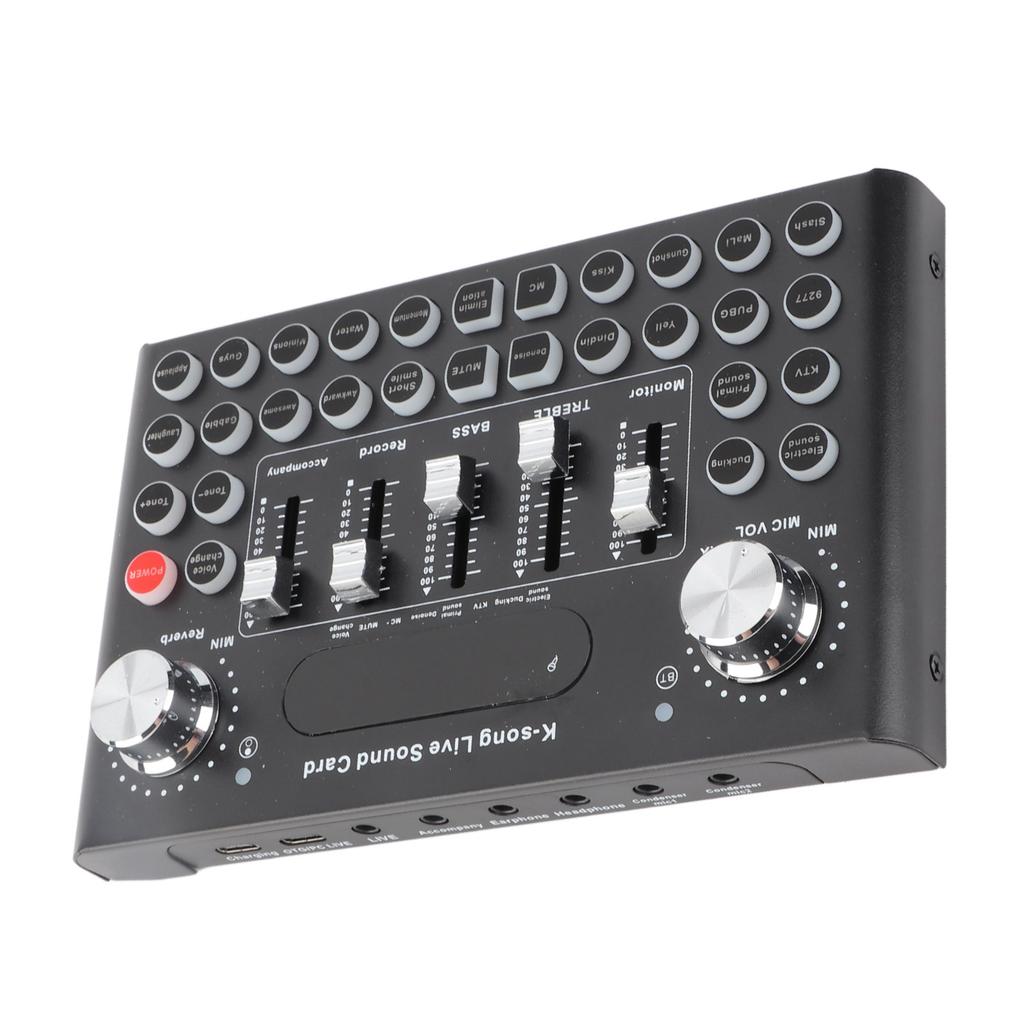 Sound Mixer Compact 820mah 18pcs Special Effect Buttons 5pcs Sound Buttons 7pcs Function Buttons