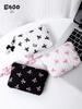 Large Cute Bow Makeup Bag - Portable Toiletry & Cosmetic Storage Clutch