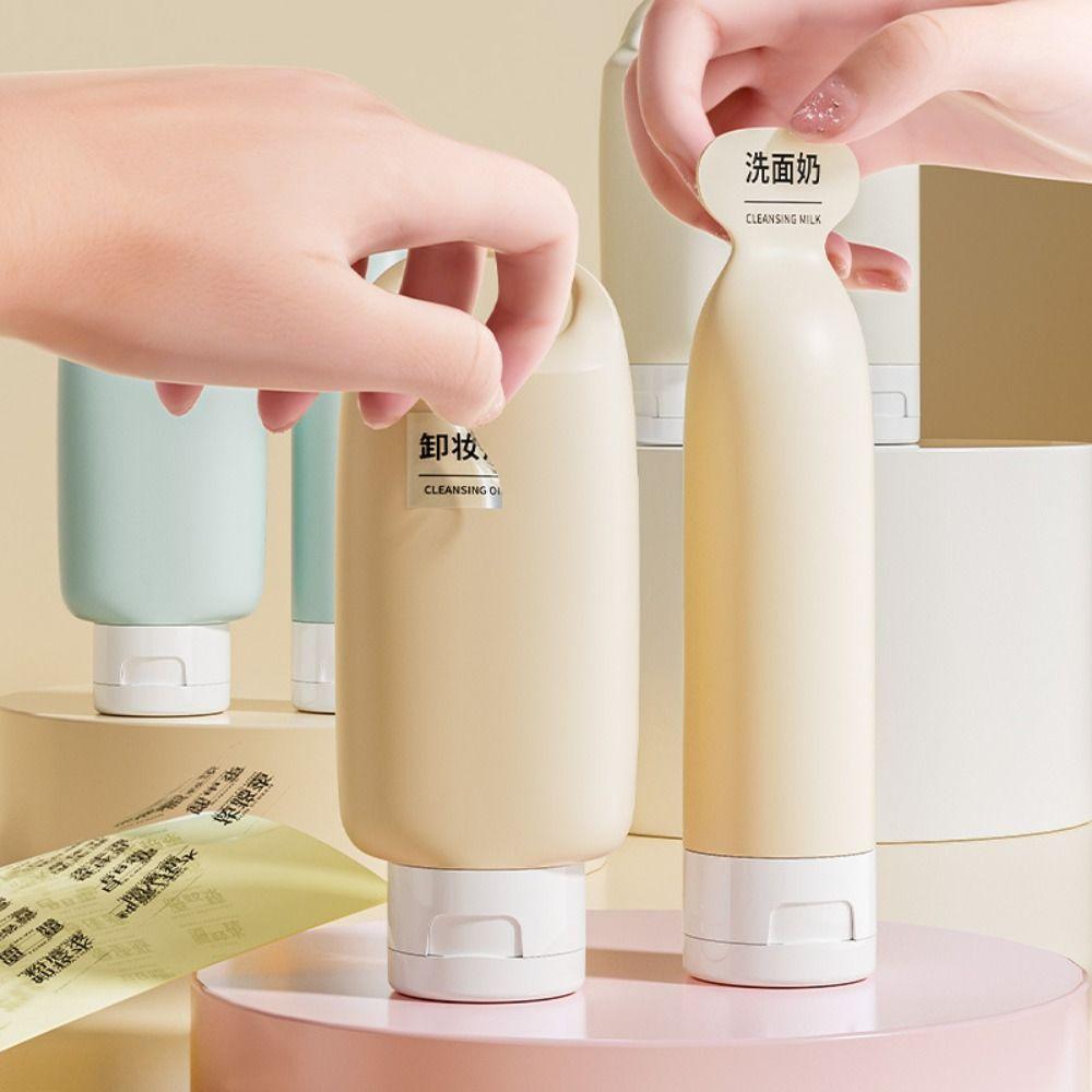 3Pcs/Set 60/100ml Lotion Container Empty Bottle Squeeze Tube Portable Travel Refillable Bottle