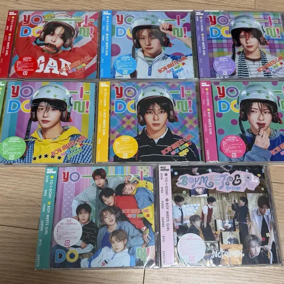 (sealed(Physical Item) NCT Wish Yoidon Yoidong Vomit Girl Japanese Album 8-Piece Set Riku Shion Yu Moocy Sakuya Jaehee Ryo