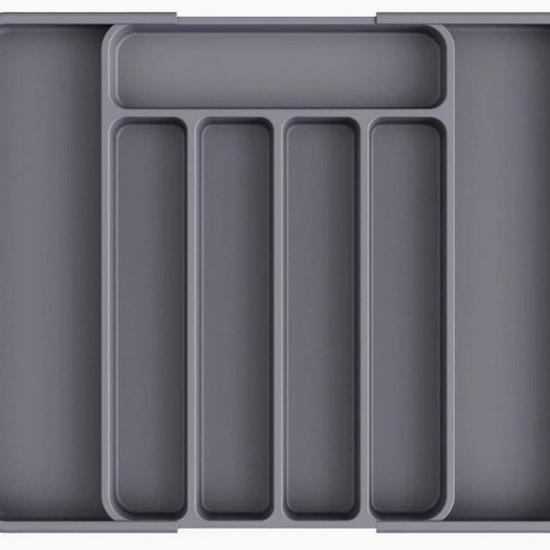 Temu Cross-border Home Storage Rack: Cutlery & Kitchen Organizer Extension Plate Box