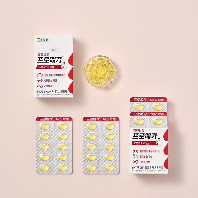 Chongkundang Promega Omega 3 /654mg X 60 X 2