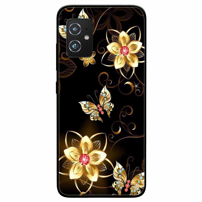 Black Silicone Case For Asus Zenfone 8 ZS590KS Case Soft Back Cover Coque For Asus Zenfone 8 ZS590KS Phone Case Zenfone8 Funda