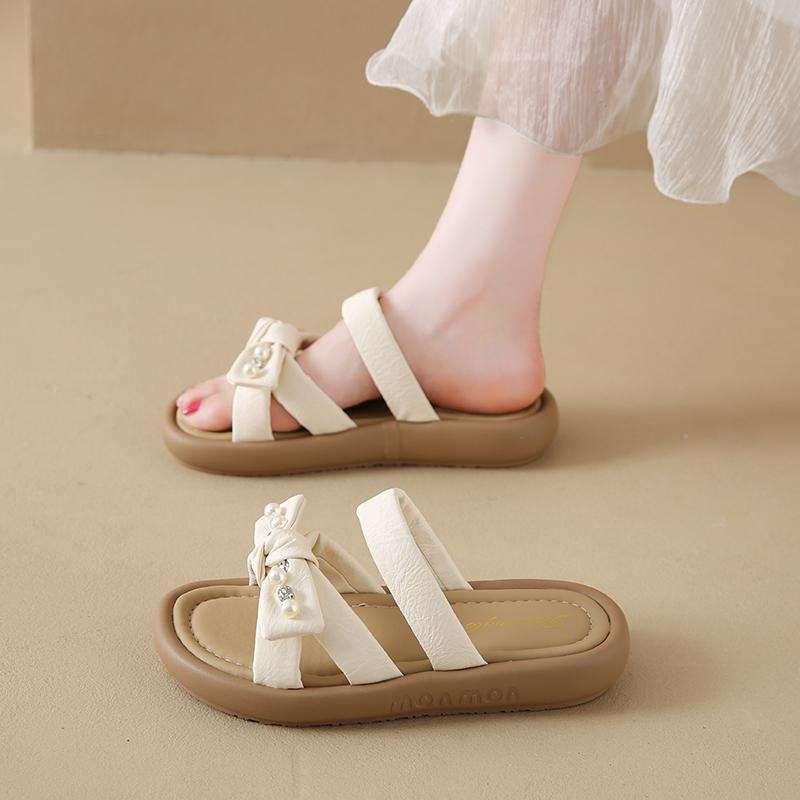 Fashion Butterfly-Knot House Slippers Platform Shoes Woman 2025 Pantofle Luxury Slides New Designer Butterfly-knot Fashion Shoes Butterf