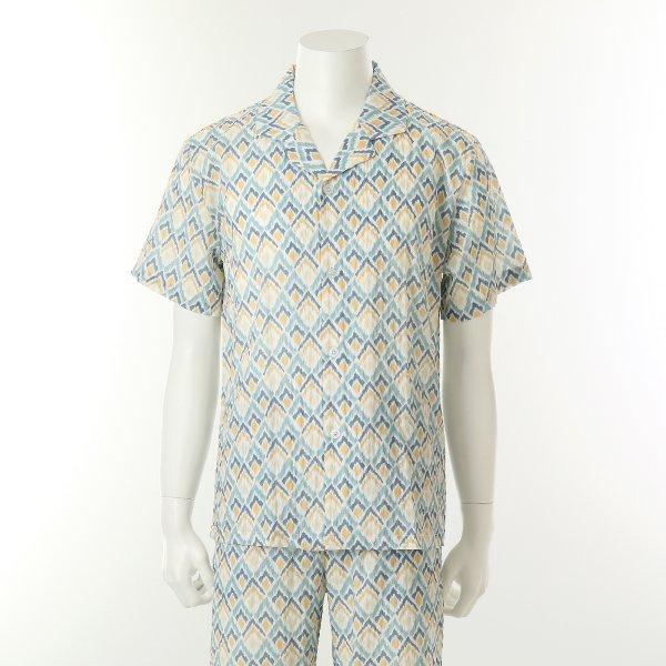 VenuS Men S Pajama Geometric Print Top vevS118m