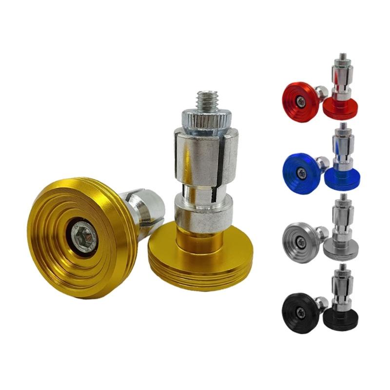Stylish Motorcycle Handlebar Stoppers Metal Designs Motorcycle Handlebar Caps with Enhanced Friction for Better Control