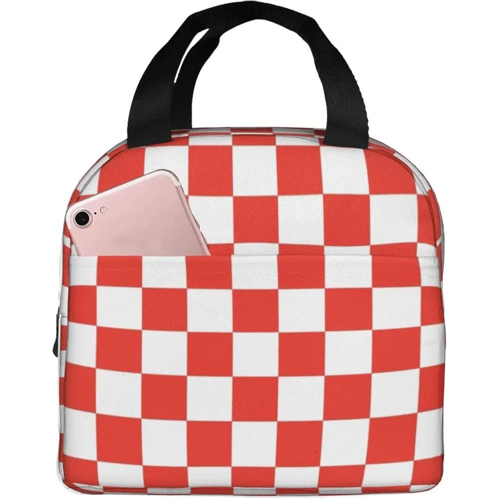 

Синий Пиксель Мужчины Женщины Взрослые С Днем Благодарения Хэллоуин Обед Сумка Сумка Для Закусок Для Работы Офиса На Открытом Воздухе Пикник Водонепроницаемый 22x20x13CM красный