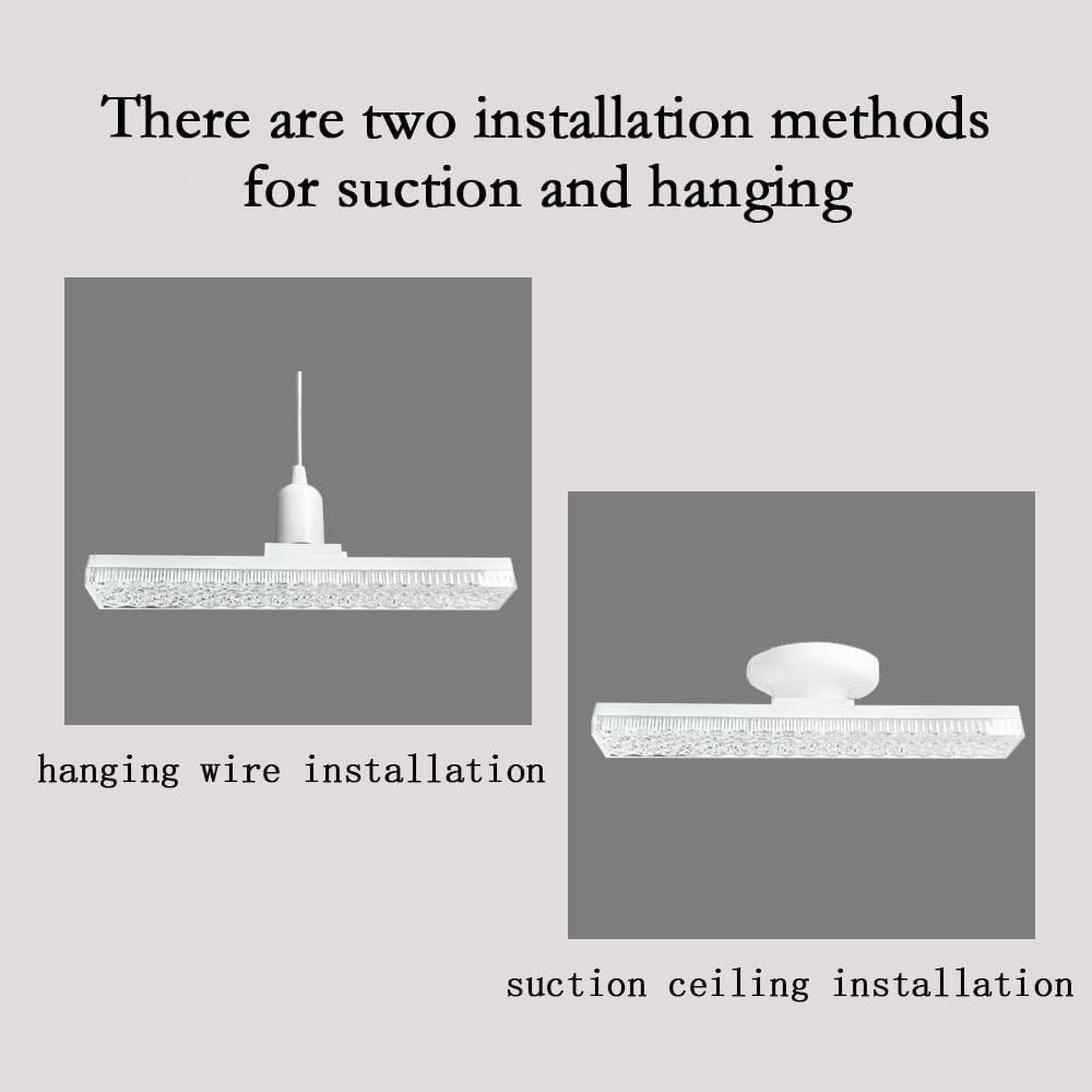 

E27 18W LED Crystal Bar Light Energy Saving Bright Indoor Lamp,White Light 30cm A