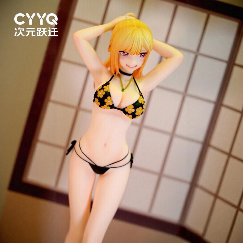CYYQ Marin Kitagawa Swimsuit Figure My Dress Up Darling Anime Beautiful Statue Desktop Decoration Model For Anime Fans