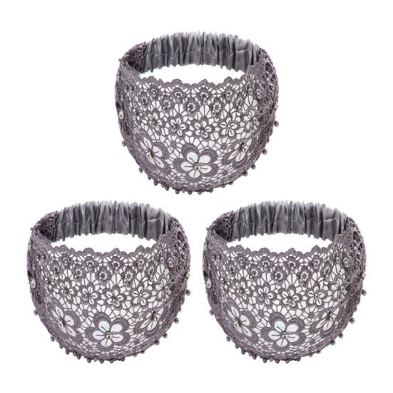 3/4Pcs Women Hairband Faux Pearl Embellished Wide Headband Bohemian Style