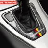 Kohlefaser Für BMW E90 E92 E93 2005-2012 Auto Mittelkonsole CD-Panel Verkleidung Aufkleber Tuning Abdeckung Dekor Auto Innenzubehör