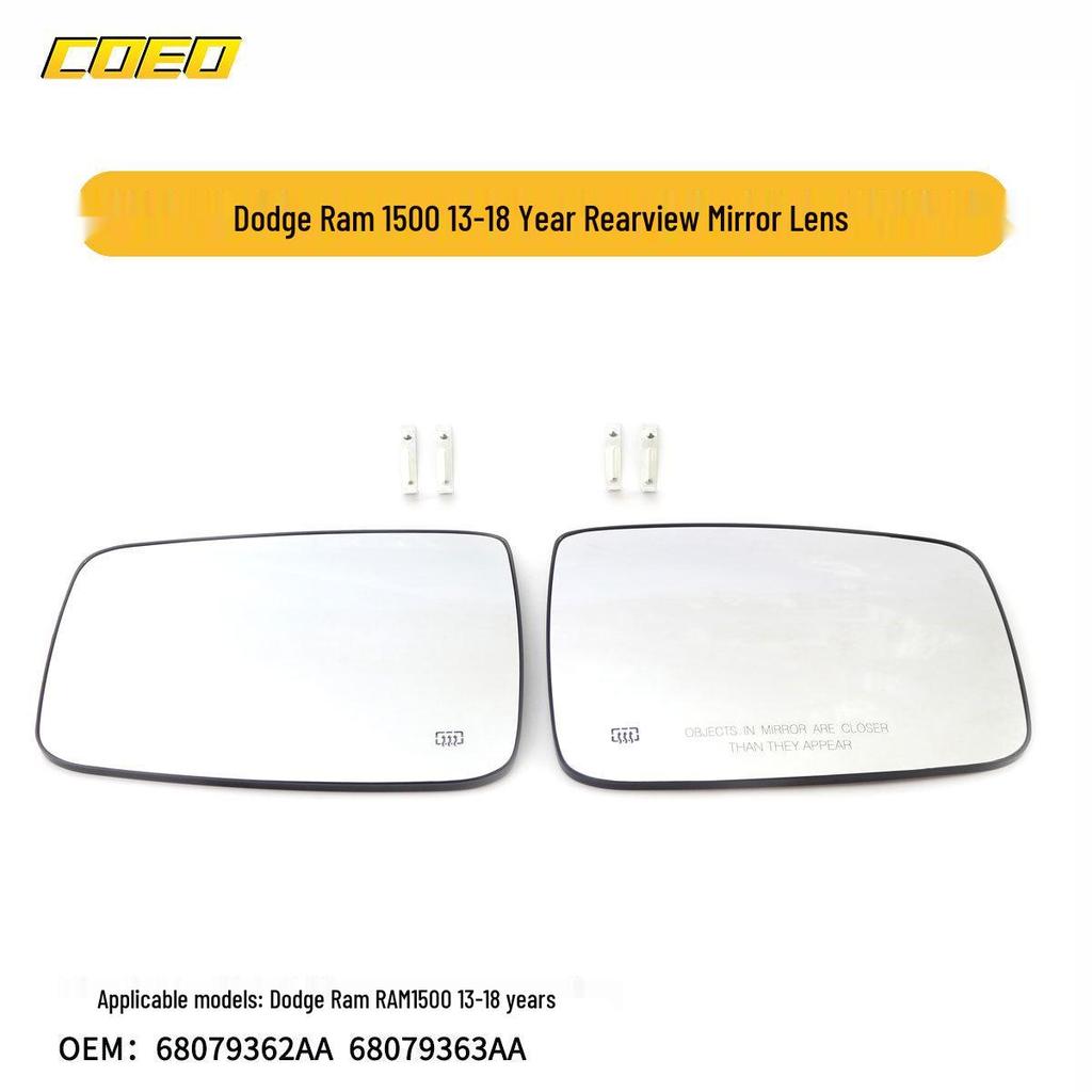Dodge RAM 1500 (2013-2018) Rearview Mirror Lens 68079362AA/68079363AA