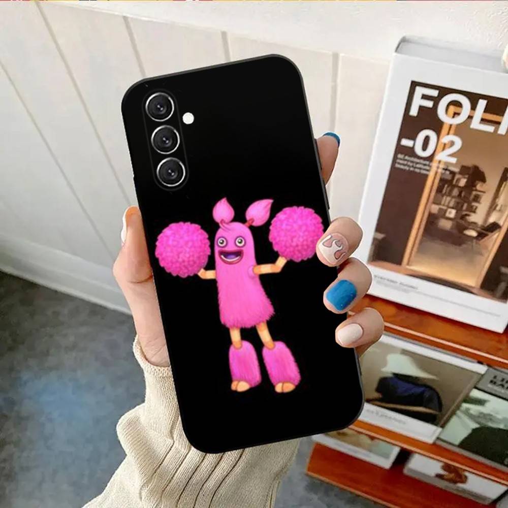 My Singing M-Monsters Phone Case Phone Case For Samsung Galaxy A13,A21s,A22,A31,A32,A52,A53,A71,A80, Soft Black Shell