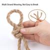 1/3/4/5/10mm Natural Jute Rope Cord, DIY Jute Cord Twine Ribbon  Hemp Rope Crafts Sewing Handwork Gift Wrap Home Decoration