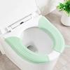 1Pc/set Waterproof Toilet Seat Cover Closestool Mat Washable Bathroom Accessories Pure Color Soft Toilet Seat Cushion Universal