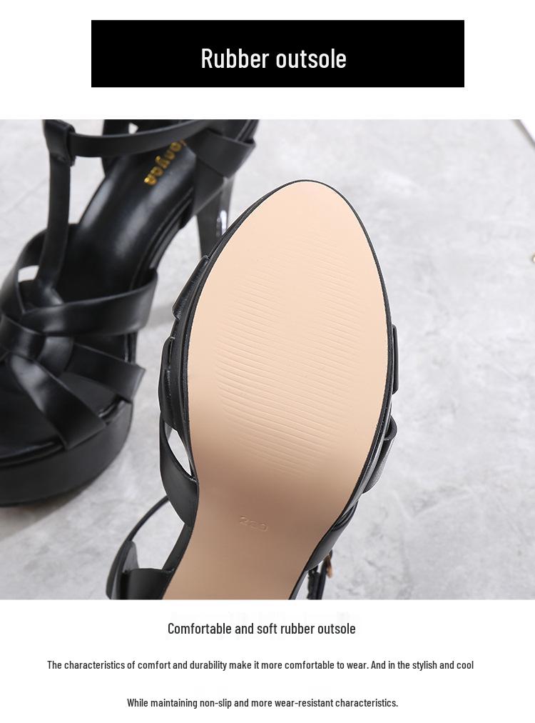 Zapatos de Boda de Tacón Alto con Plataforma Stiletto Estilo Europeo 2021 para Mujer
