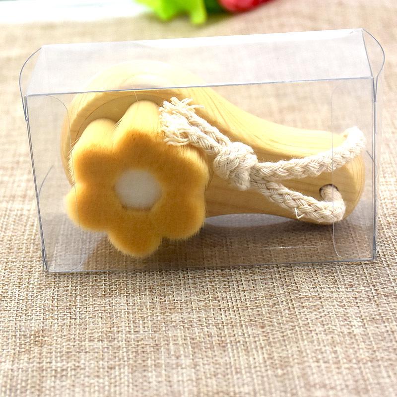Plum Blossom Concave Deep Cleansing Face Brush with Soft Fibers