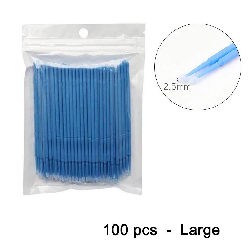100 Stück Auto-Wartungswerkzeugbürsten, Einweg-Lackausbesserungsbürste mit Mikropinselspitze, Auto-Detailing-Pinsel, kleine Spitze, Zubehör, 1,2 mm