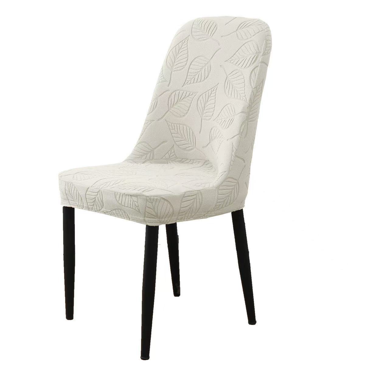 

Жаккардовая изогнутая чехол на стул для дома эластичный утолщенный спинка стула защита от царапин кошки экологически чистый универсальный для обеденного стула 22*18*4cm