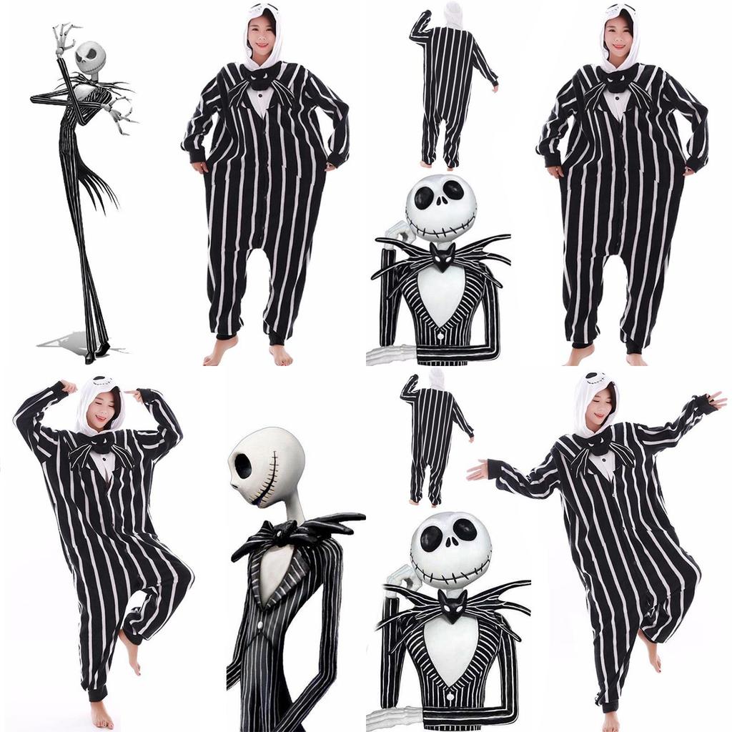 Nightmare Christmas Before Jack Onesie Pajamas Union Suit Jumpsuit Wear Lounge