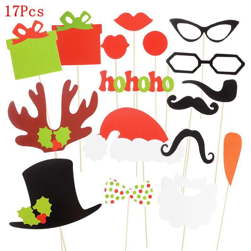 

Рождественские украшения Реквизит Милый Санта Клаус Рождественская елка Лось Бумажный реквизит для фото Новый год Рождество Навидад Детский подарок Аксессуар