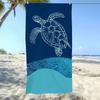 Turtle Pattern Towel Beach Oversized Soft Ultra Absorbent Quick Drying Large Pool Travel Camping Bathroom