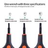 Wear Resistant Inner Hexagonal Spanner 3 Way Bike Hexagonal Service Repair Tool Y Type Wrench Bicycles Maintance Tool